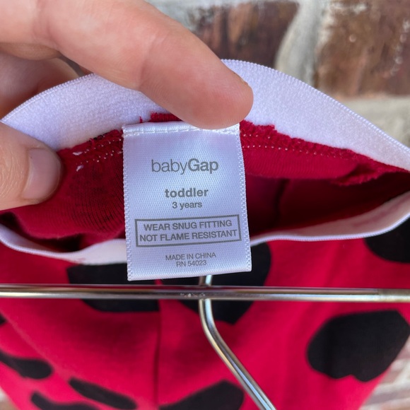 Toddler Girls Baby Gap Heart Print Snug Fitting Pajama Pants Size 3 Years - Picture 6 of 7